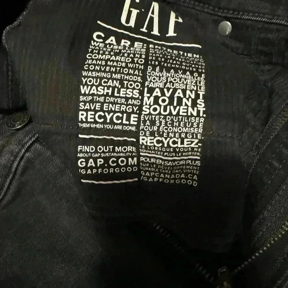 Gap black slim high rise  jeans - Picture 7 of 8